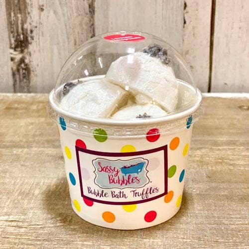 Sassy Bubbles - Wholesale Bath Bomb/Fizz - Sassy Bubbles Bubble Bath Truffles, Lavender Pomegranate 3pk2