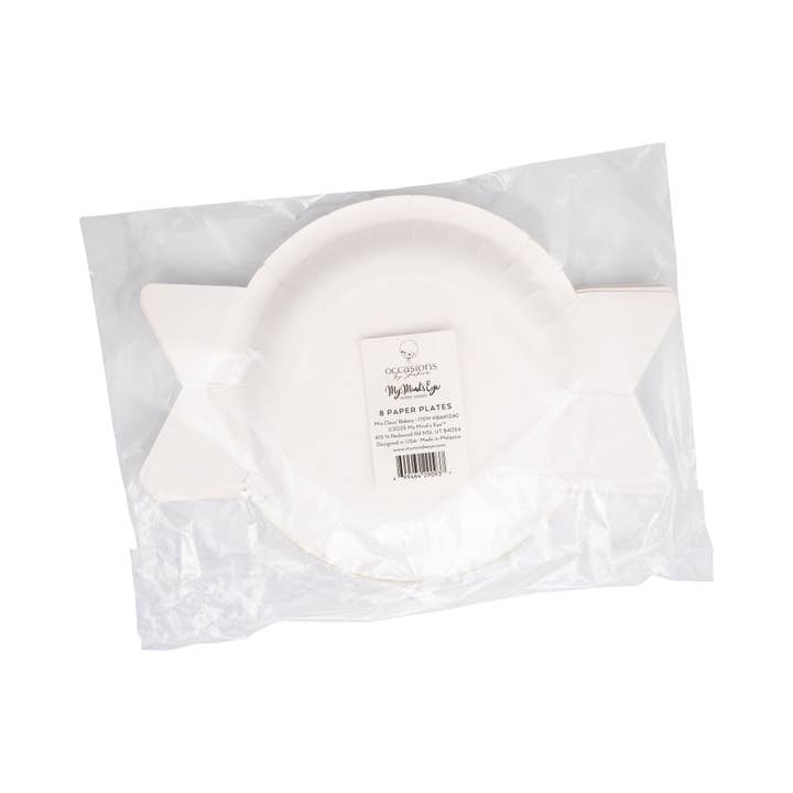 My Mind’s Eye - Wholesale Disposable Plate - BAK1240 - Mrs Claus' Bakery Plate4