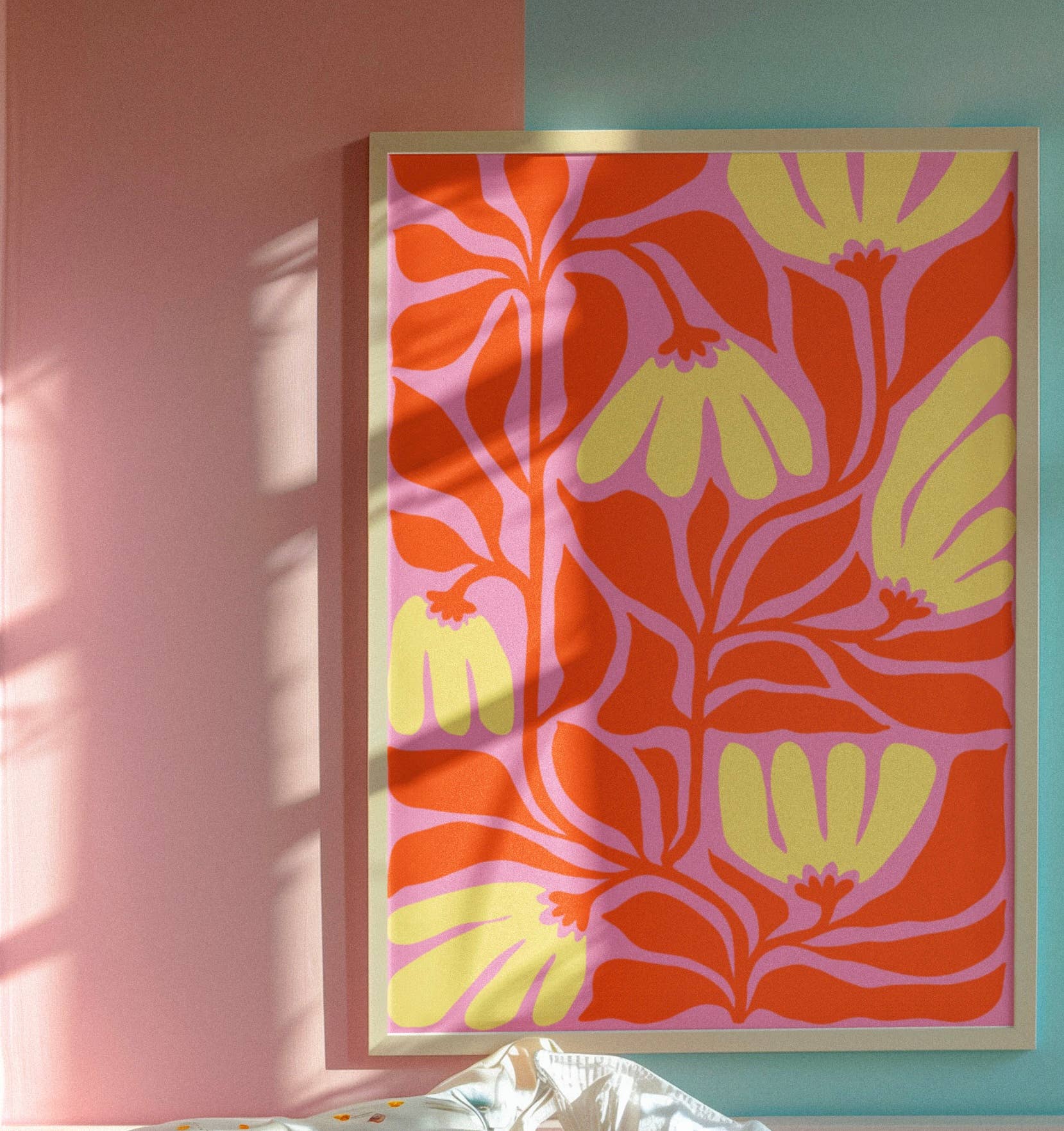 Blue Iris Designs Co - Wholesale Kunstprint - Kleurrijke bloemenprint0