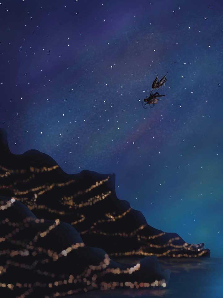 Velaris Flight Art Print: Officially Licensed ACOTAR Night Court Poster for wholesale by Taylor Made