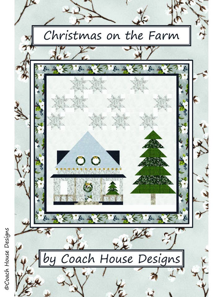 Jul på gården Quilt Mønster for engroshandel hos Coach House Designs