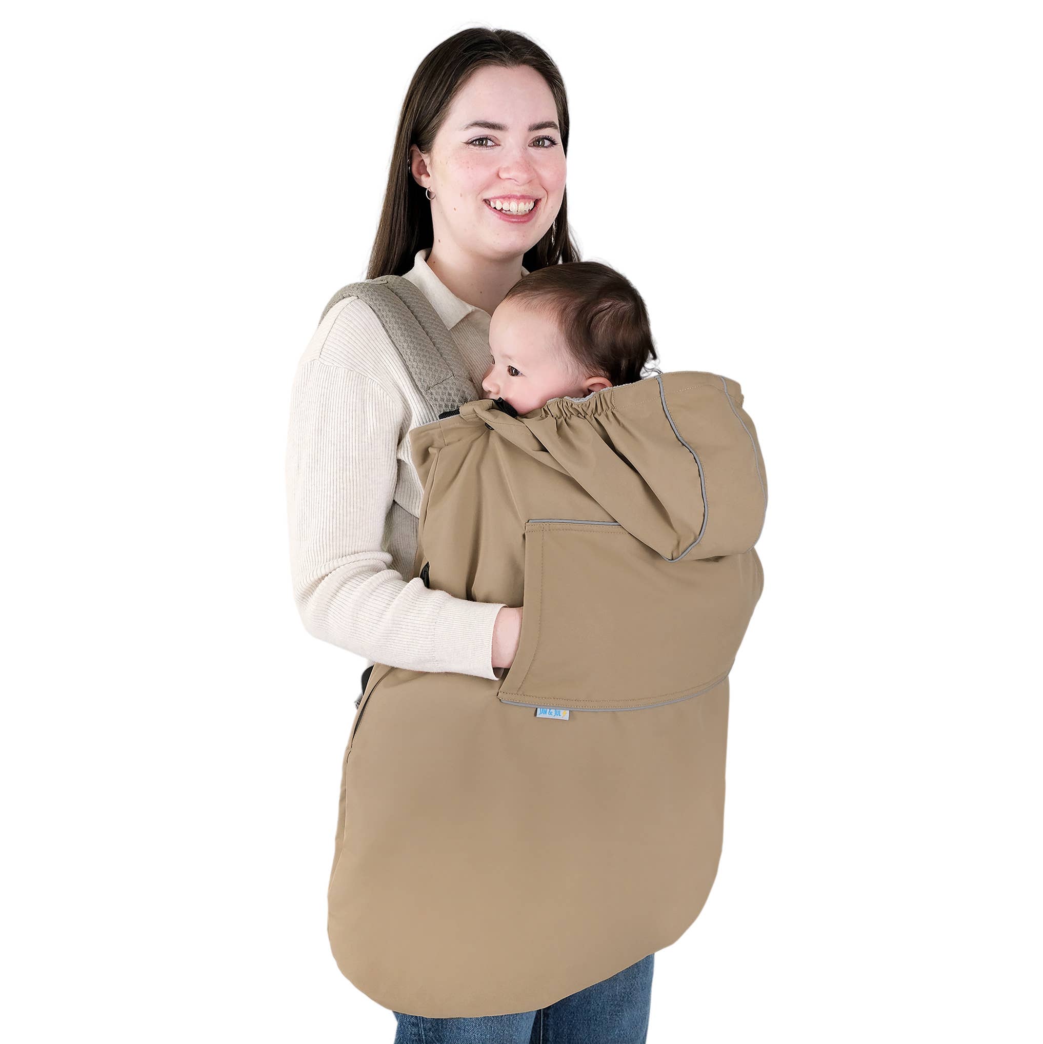 Jan & Jul - Wholesale Car Seat Cover - Kids & Baby - Soft Brown | Cozy-Dry Baby Carrier Cover