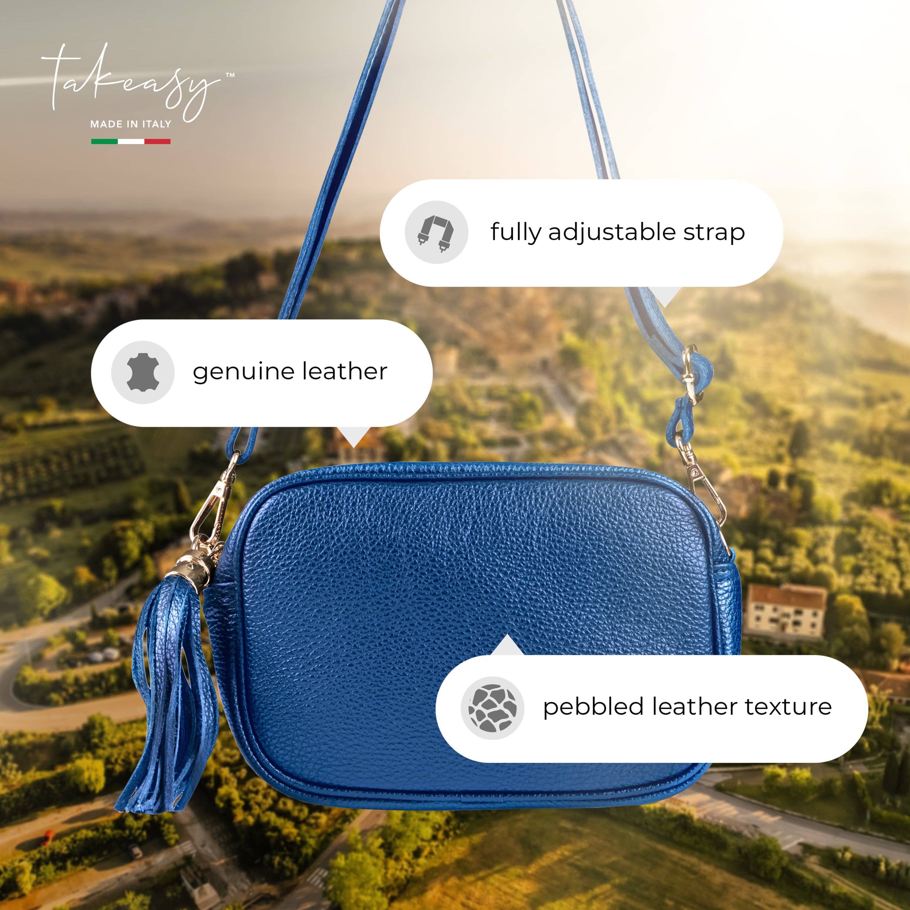 TAKEASY – bolsa tiracolo - Mulher por atacado – Mala a Tiracolo de Pele de Vitela66