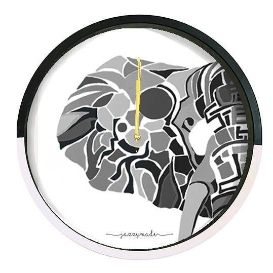 Elephant BW vægur for engroshandel hos Jazzymade