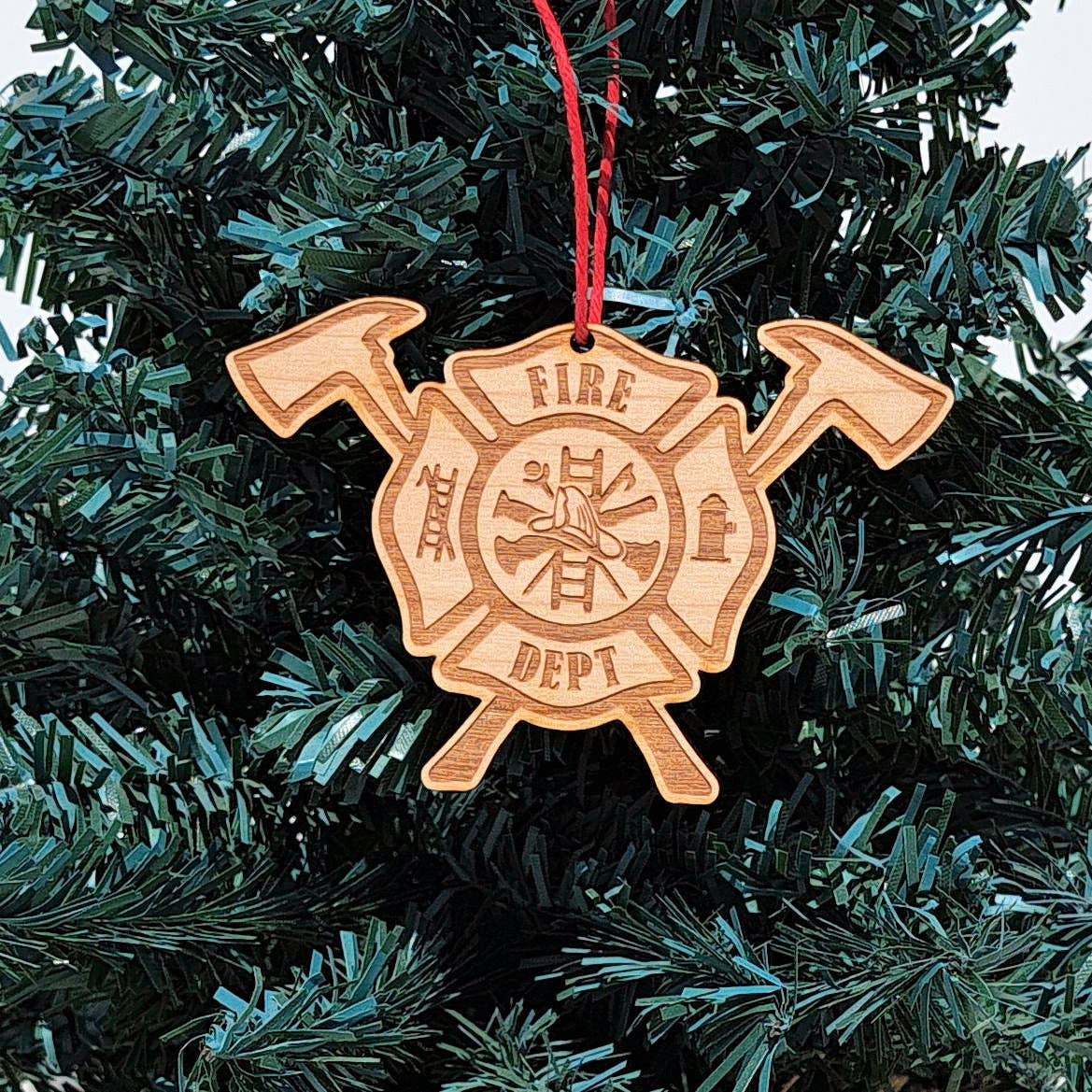 Giftable Memories - Wholesale Ornament - Fire Department Maltese Cross0
