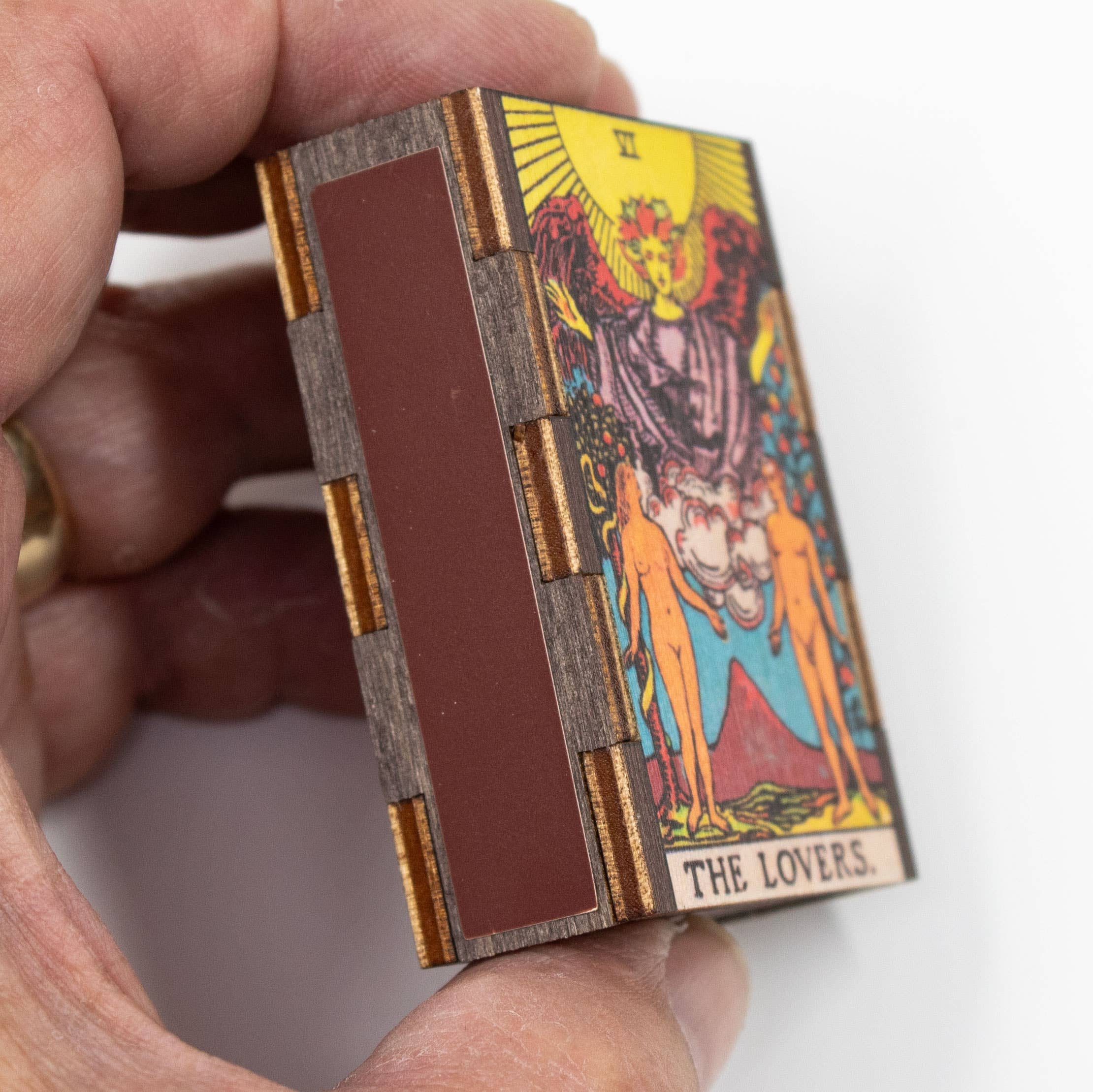 Most Amazing - Wholesale Matches - Matches • The Lovers Tarot Wooden Matchbox • Candle Acc4