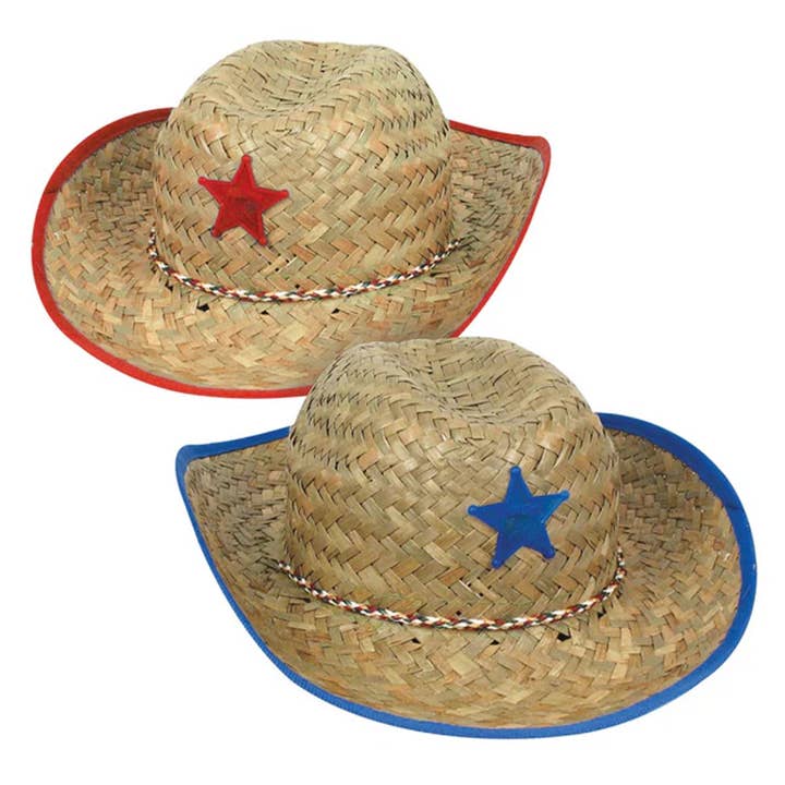 Chapeau de cowboy en paille pour enfants - Assorti pour la vente par HALLEE