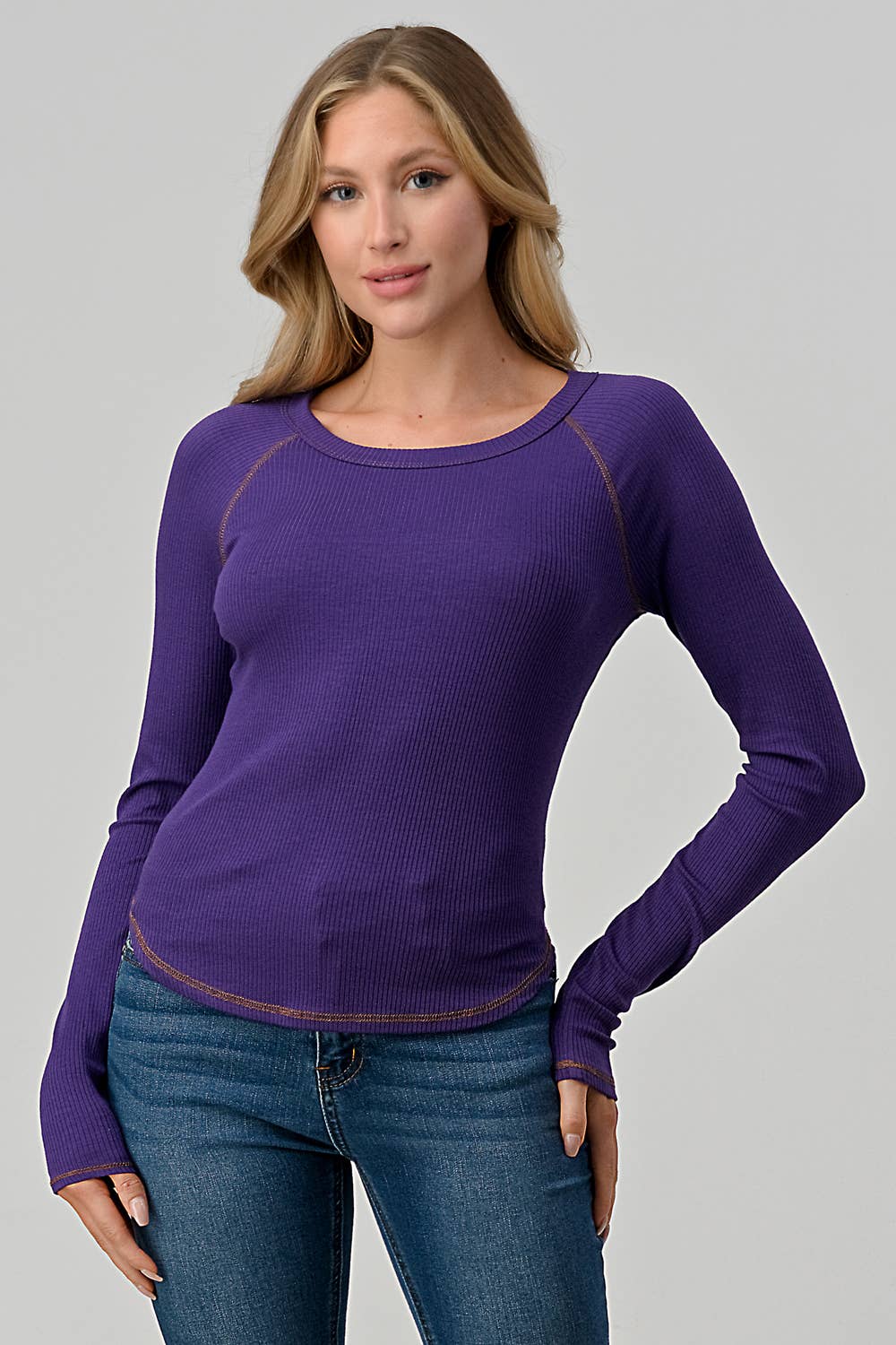 Hashttag – Großhandel T-Shirt – Damen – LANGÄRMLIGES RAGLAN-T-SHIRT5