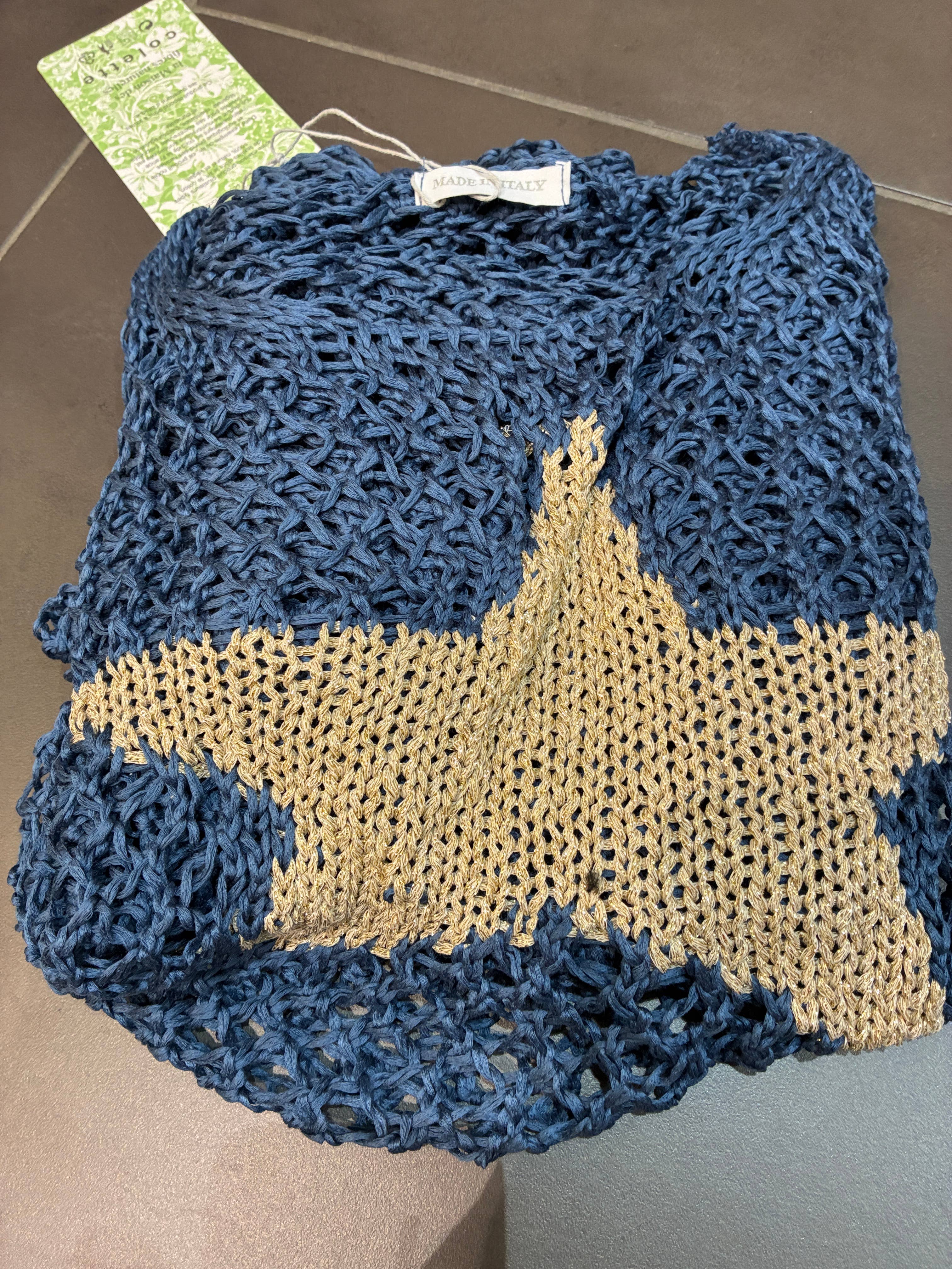 la maison des fibres naturelles – wholesale Tunikatröja - Dam – Asymmetrisk bomullströja med dekorativ knut 1516, 100 % bomull10