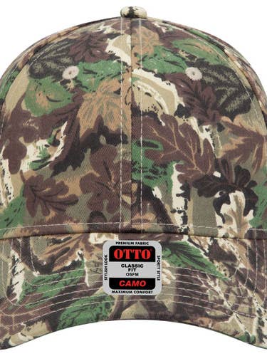 OTTO CAP Camouflage 6 Panel Low Profile Baseball Cap for wholesale by Ruby Moon