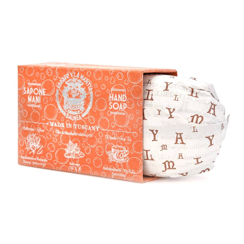 Abbate Y La Mantia - Wholesale Bar Soap - Soap | Saffron, Sweet Almond Oil, Green Tea1