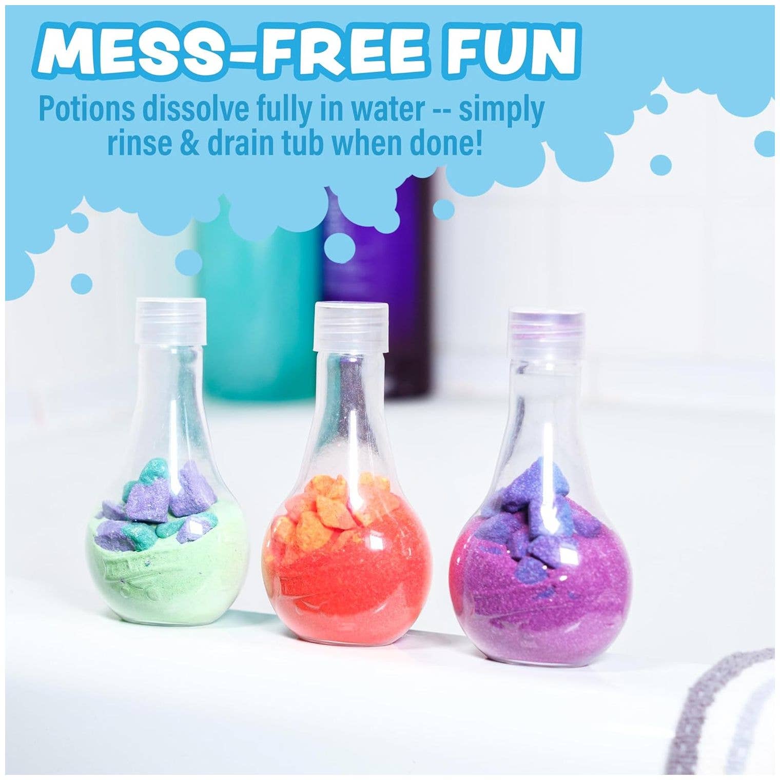 Tub Works LLC - Wholesale Bath Toy - Baby - Tub Works® Kids Bath Bomb Potion™ Bath Toy, Variety 6 Pack1