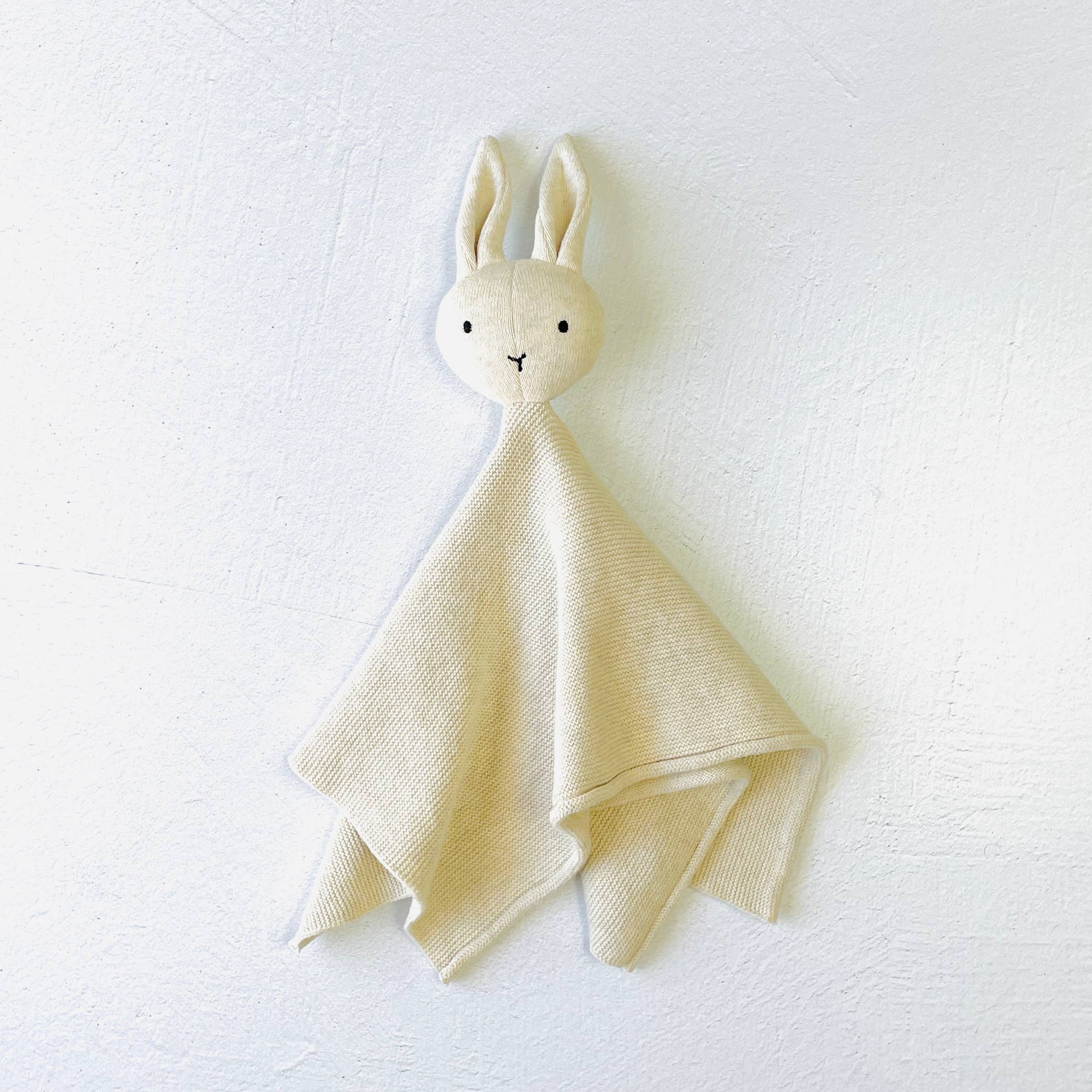 Natural Bunny Mommy & Me Baby Knit Blanket & Lovey Gift SET for wholesale on Faire4