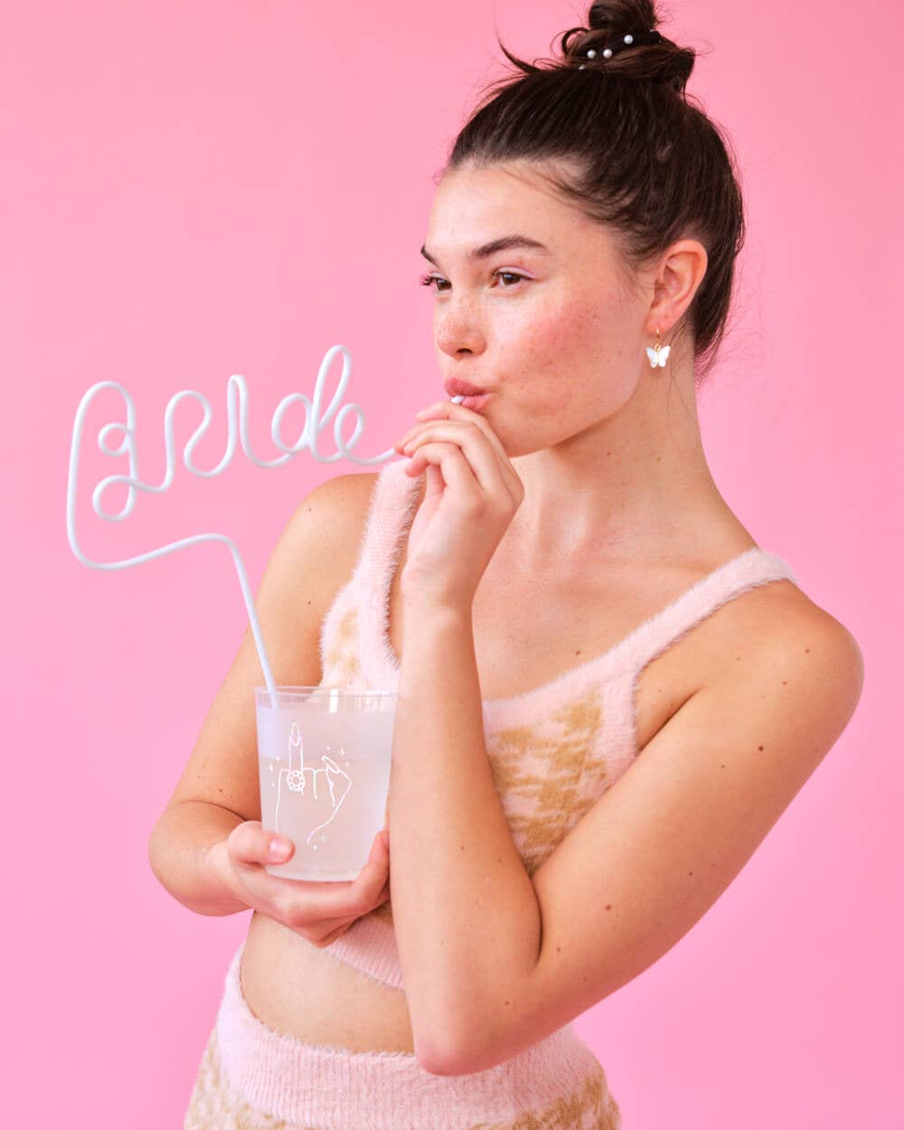 xo, Fetti - Wholesale Disposable Cup - Ring Finger Frost Flex Cups | bachelorette, iridescent1