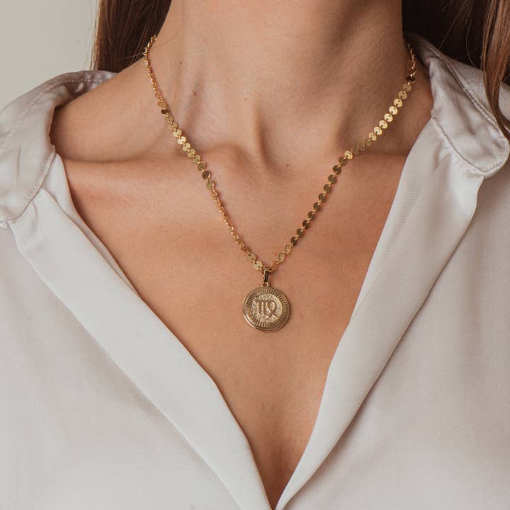 'Virgo' Zodiac Necklace for wholesale by Kolohe
