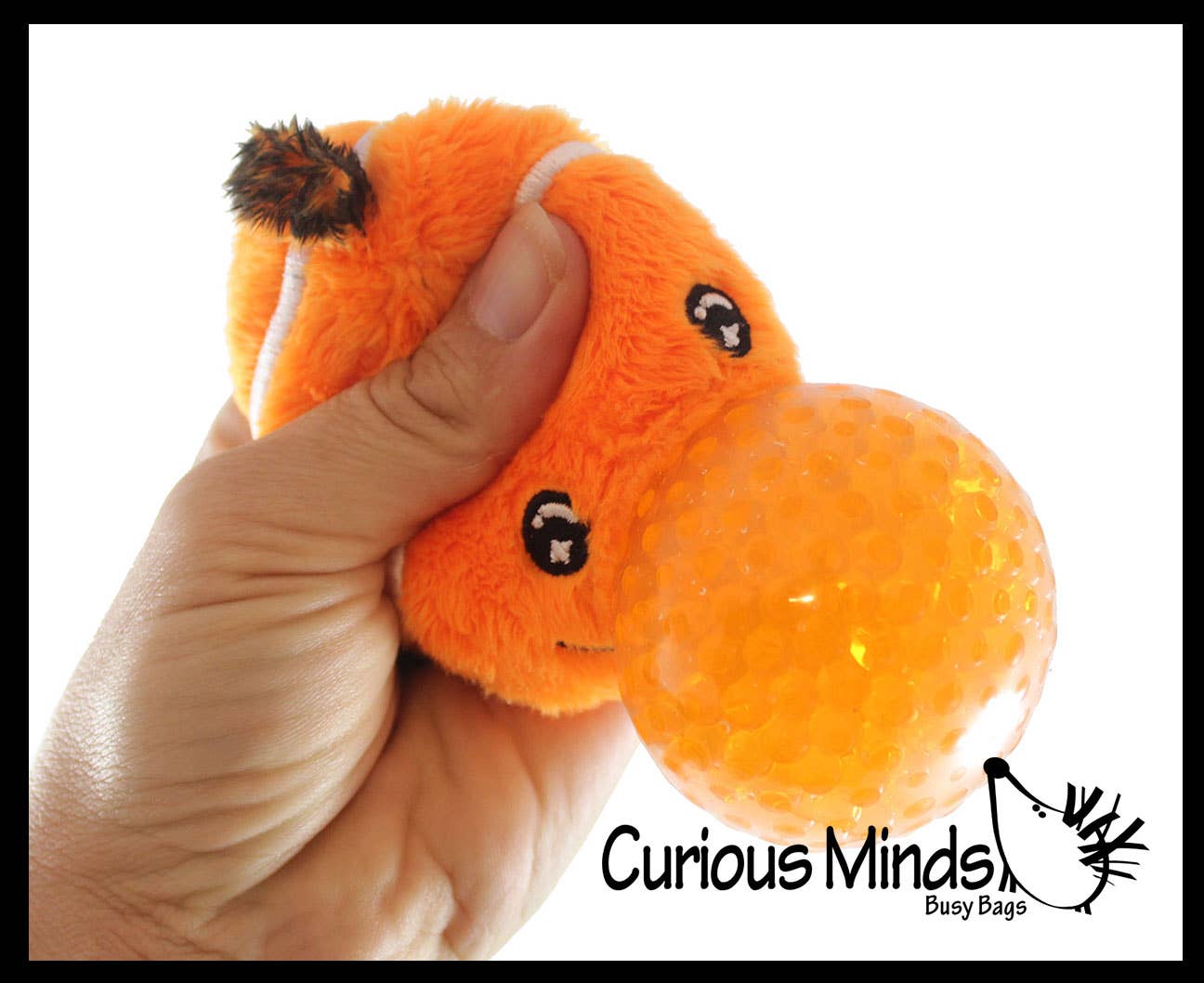 Curious Minds Toys - Wholesale Squishy Toy - Kids & Baby - 1 Plush Ocean Sea Animal Water Bead Filled Squeeze Stress Ba12