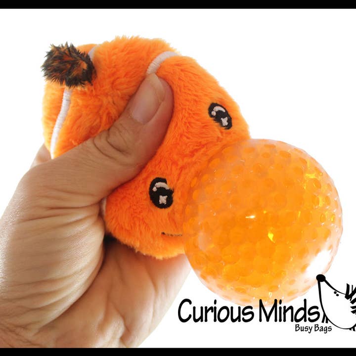Curious Minds Toys - Wholesale Squishy Toy - Kids & Baby - 1 Plush Ocean Sea Animal Water Bead Filled Squeeze Stress Ba12