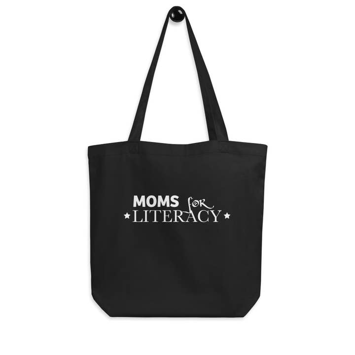 Moms for Literacy Eco Tote Bag | Bookish Bag for wholesale by Keen Bee Studio