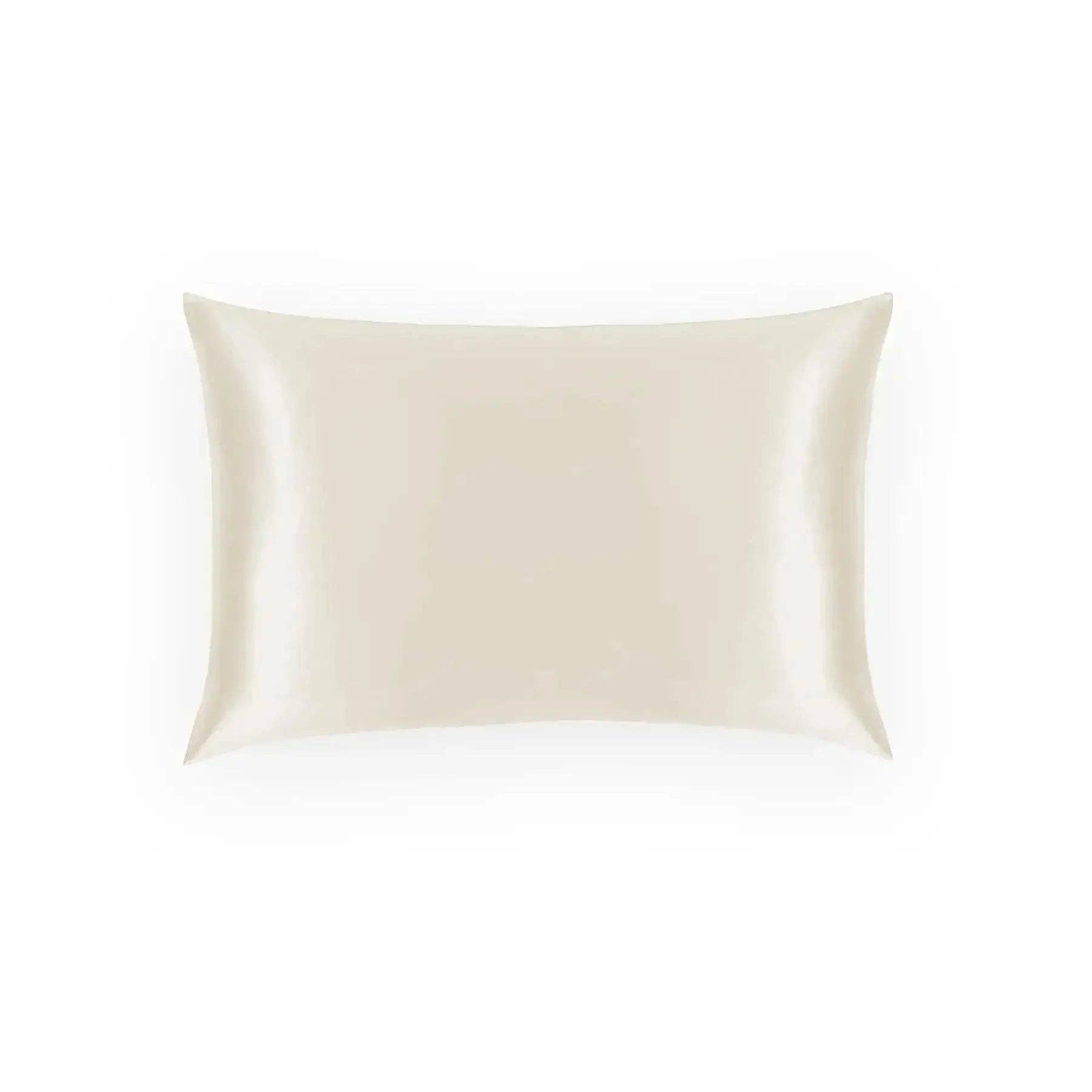 SilkSleek® – wholesale Bedding pillowcase/sham – Ivory Silk Pillowcase10