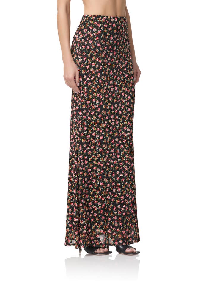 Frühlings-Ditsy Tegan Maxirock - Spring Ditsy für den Großhandel auf Faire2