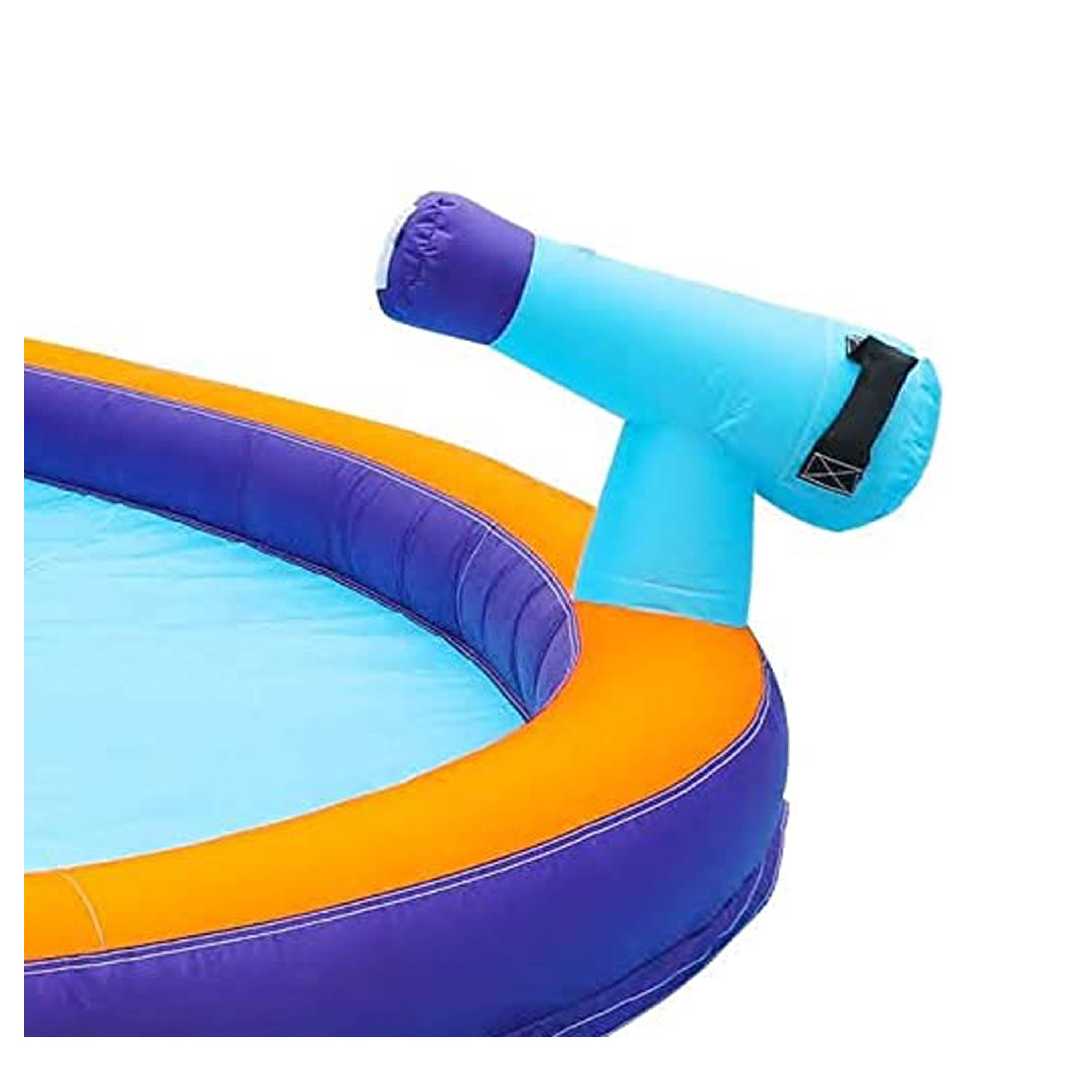 Salus Brands - Wholesale Inflatables - Double Slide Water Park with Climbing Wall & Water Cannon10