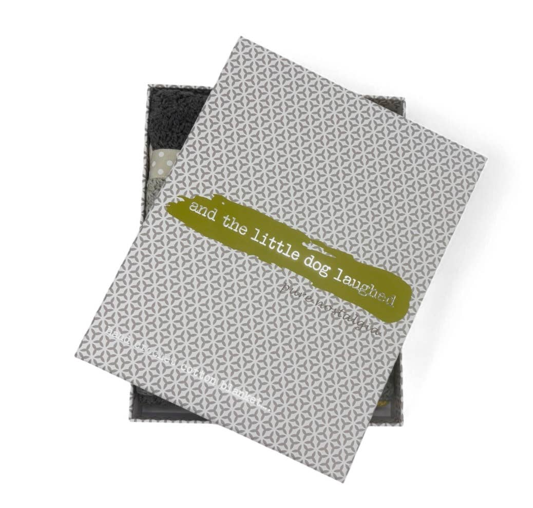 and the little dog laughed - Wholesale Bedding blanket – Kids & Baby - Hand Crochet Grey and Cream Blanket4