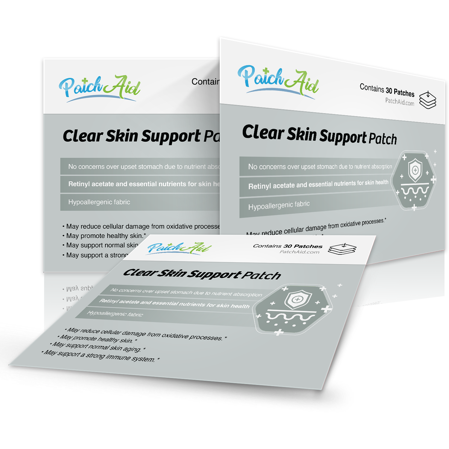 PatchAid – wholesale Oral supplement/vitamin – Clear Skin Support Patch - Acne & Skin Health5