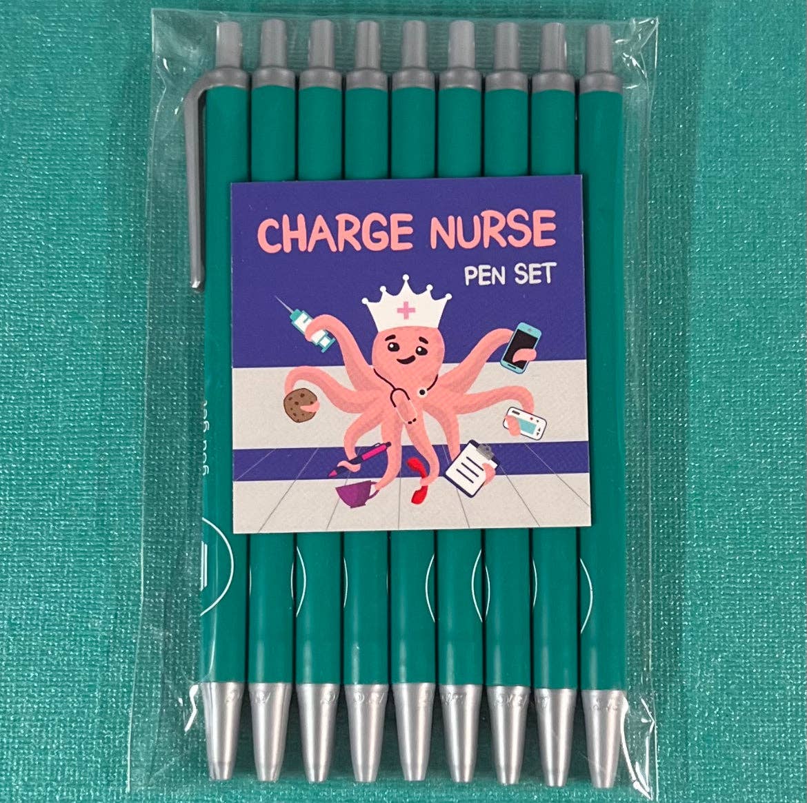 Wholesale Snarky Pens: Charge Nurse - Set of 9 Pens for your store - Faire