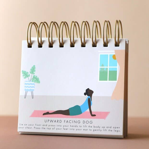 Lisa Angel – wholesale Fitness & exercise book – Daily Yoga Poses Flip Chart5