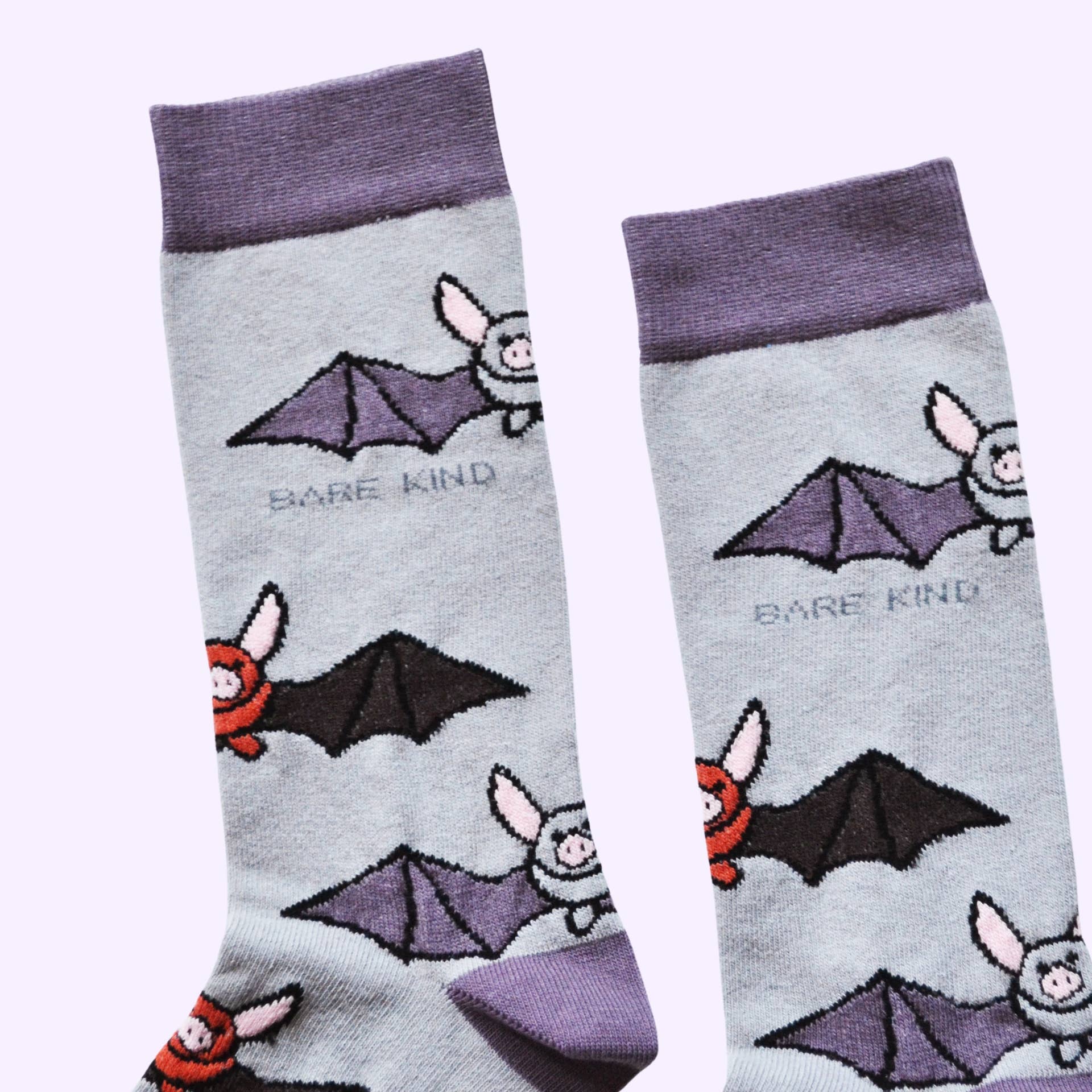 Bare Kind Socks - Wholesale Socks - Unisex - Bat Socks | Bamboo Socks | Halloween Socks | Forest Socks2