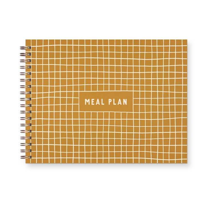 Hand-Drawn Grid Meal Planner for wholesale by Ruff House Print Shop
