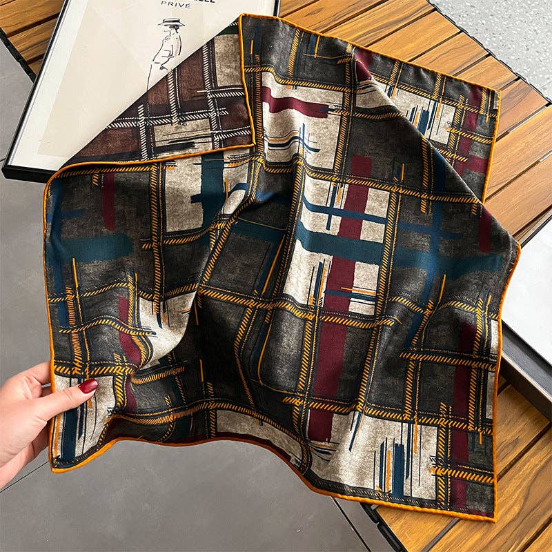 Marayn - Wholesale Scarf - Women's - Luxury Silk  Wool Scarf Chic Style 202525