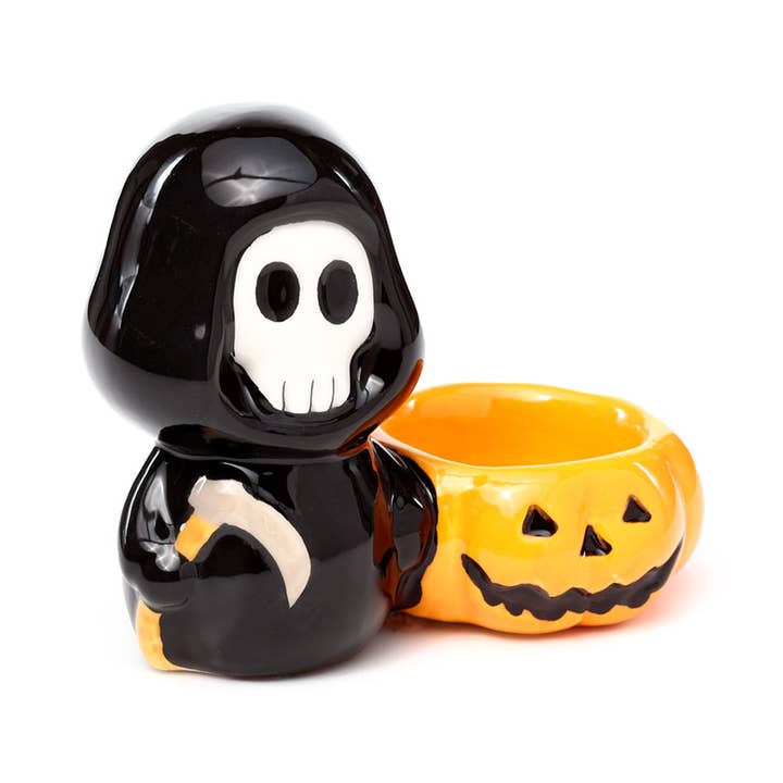 Puckator Ltd - Wholesale Candle Holder - Ceramic Skull Boy Tea Light Candle Holder