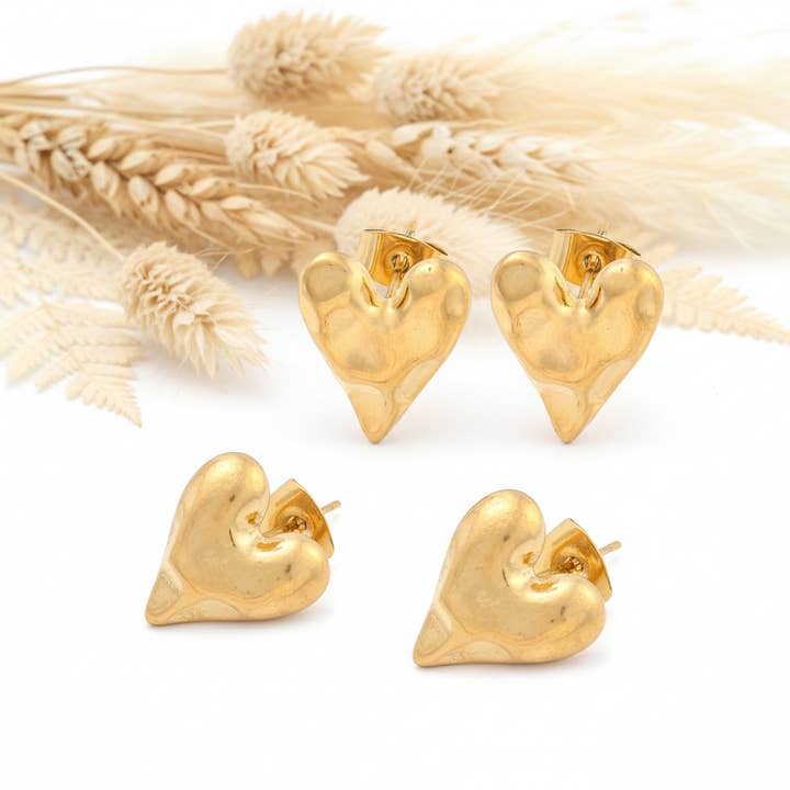 Örhängen - Hjärtan för wholesale av Produtos Namasté