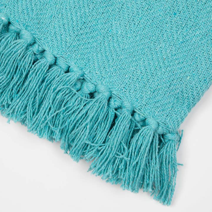 Arkwright Home - Wholesale Throw Blanket - Cotton Herringbone Throw Blanket - Color options