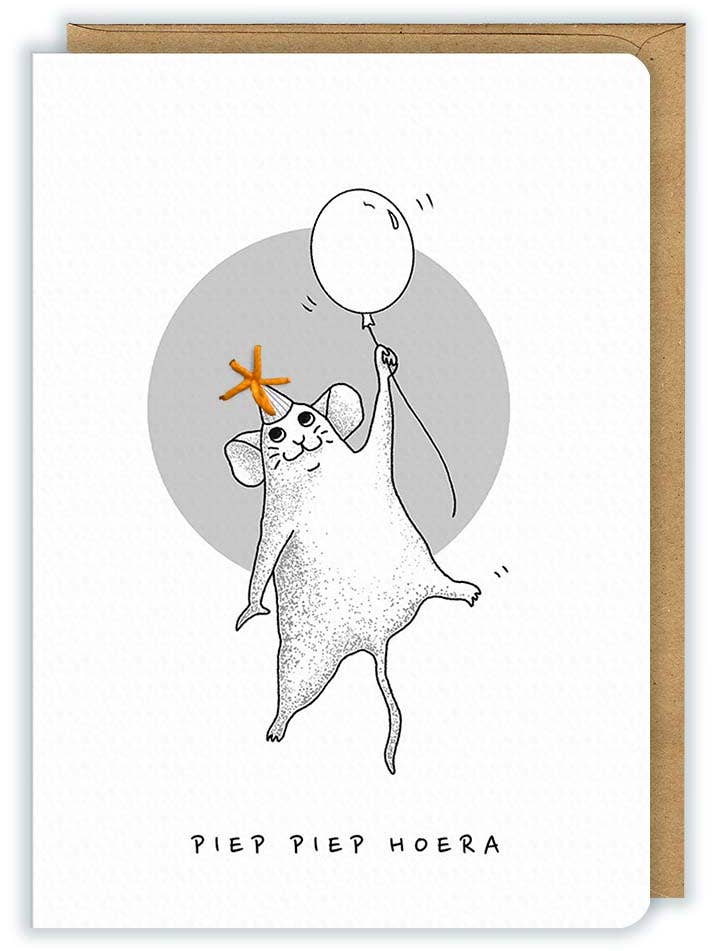 Birthday | Greeting Card 'Little Mouse' for wholesale by Miestanget