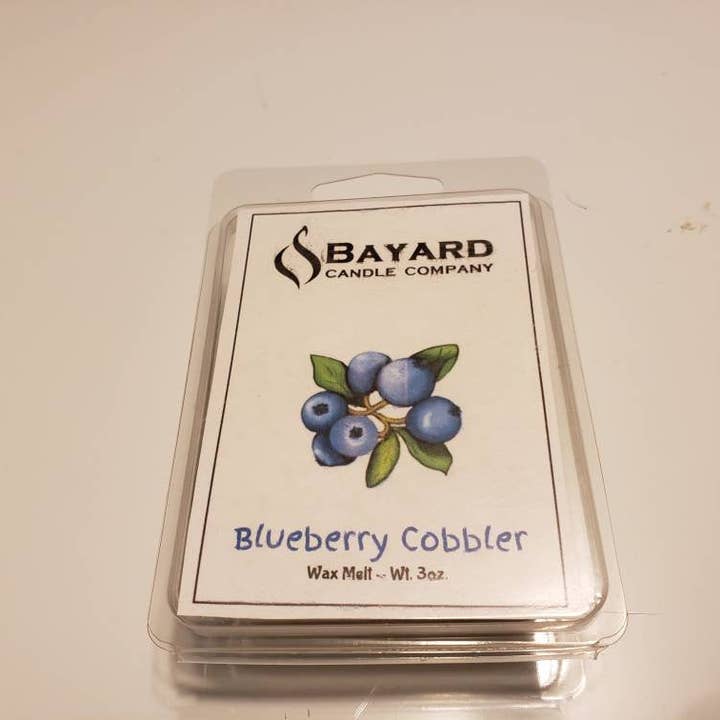 Blueberry Cobbler Wax Melts for wholesale by Bayard Candle Company