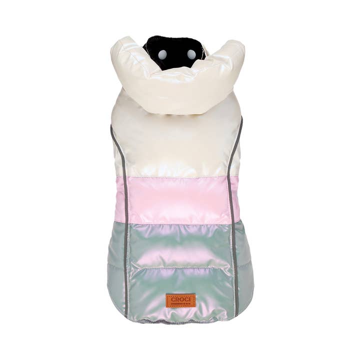 Croci Group - Wholesale Pet Coat - Dog - Padded Pearly Jacket for Dogs - 60 cm, Pink