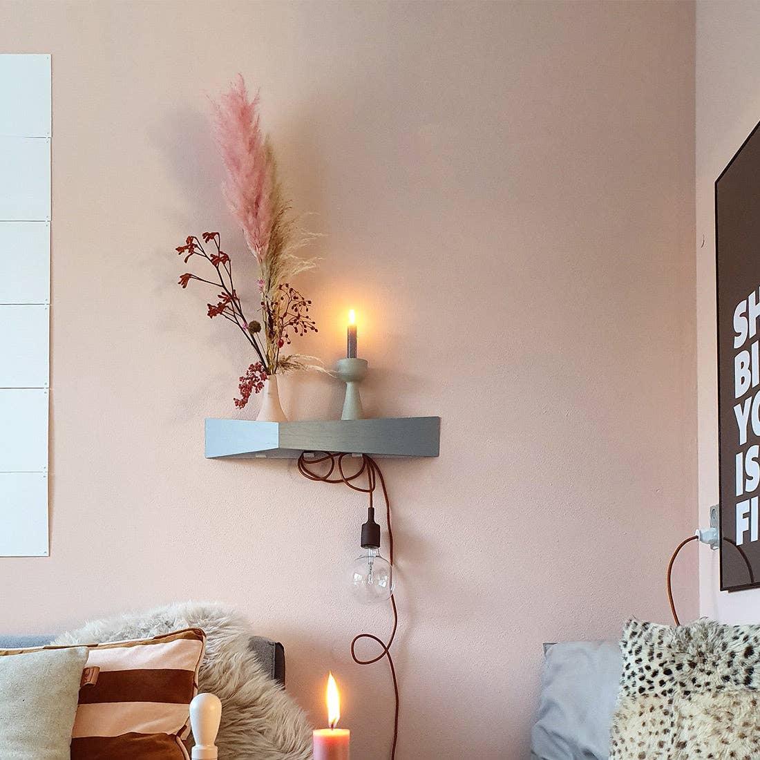 Woodendot – wholesale Wall-mounted shelf – Pelican wall shelf · Large grey4