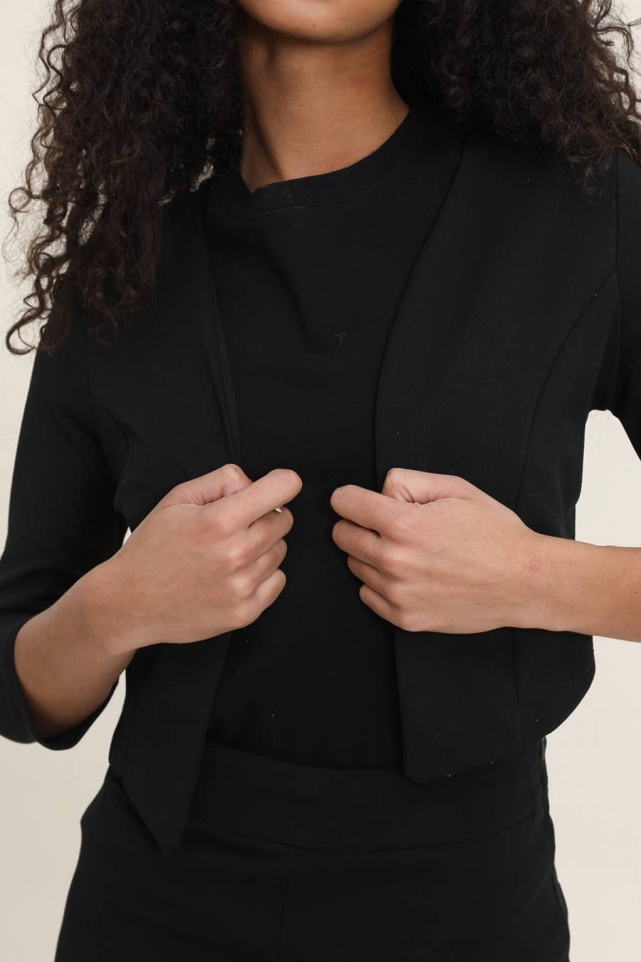 Lautinel - Wholesale Jacket - Women's - Bolero plain evening vest B307605