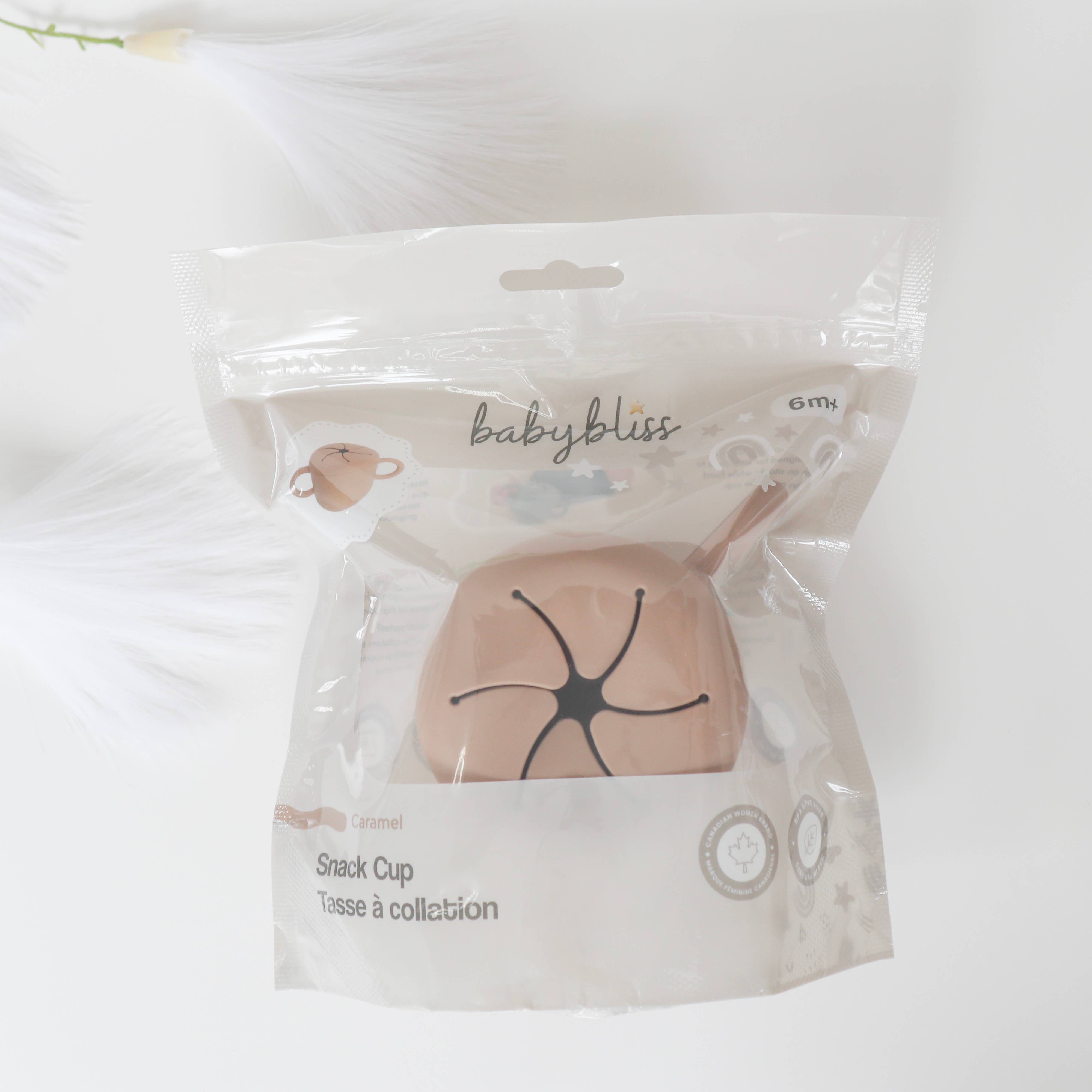 Baby Bliss - Venta al por mayor Cajas de aperitivos - Niños y bebés - Vaso de silicona para bocadillos para bebés, niños pequeños y niños16