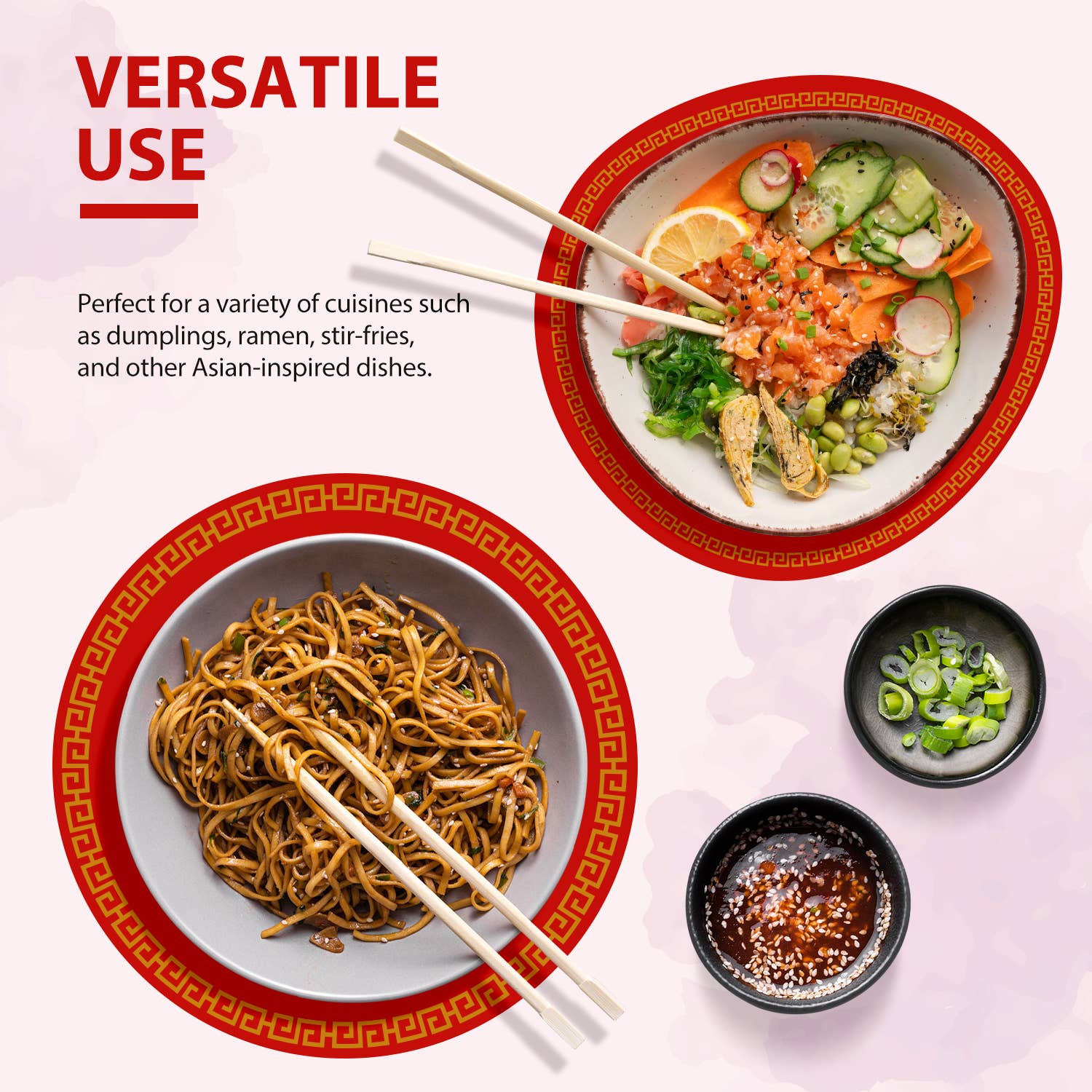 soeos - Vendita all'ingrosso Bacchette - Bacchette monouso in bambù Soeos Premium (100 set)8