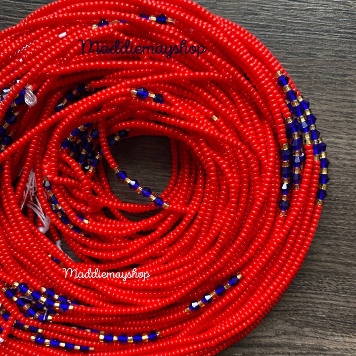 MaddieMayShop - Wholesale Beads - Preciosa Czech Beads- Wholesale WaistBeads with crystals 40"- 50"
