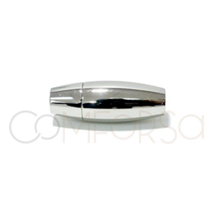 Steel magnet clasp 30 x 11mm (Ø 6) for wholesale by COM FORSA SL
