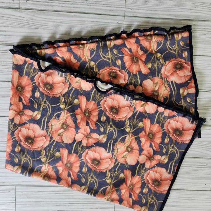 Vintage Poppy Hair Towel for wholesale by The Nut 'n Bubs