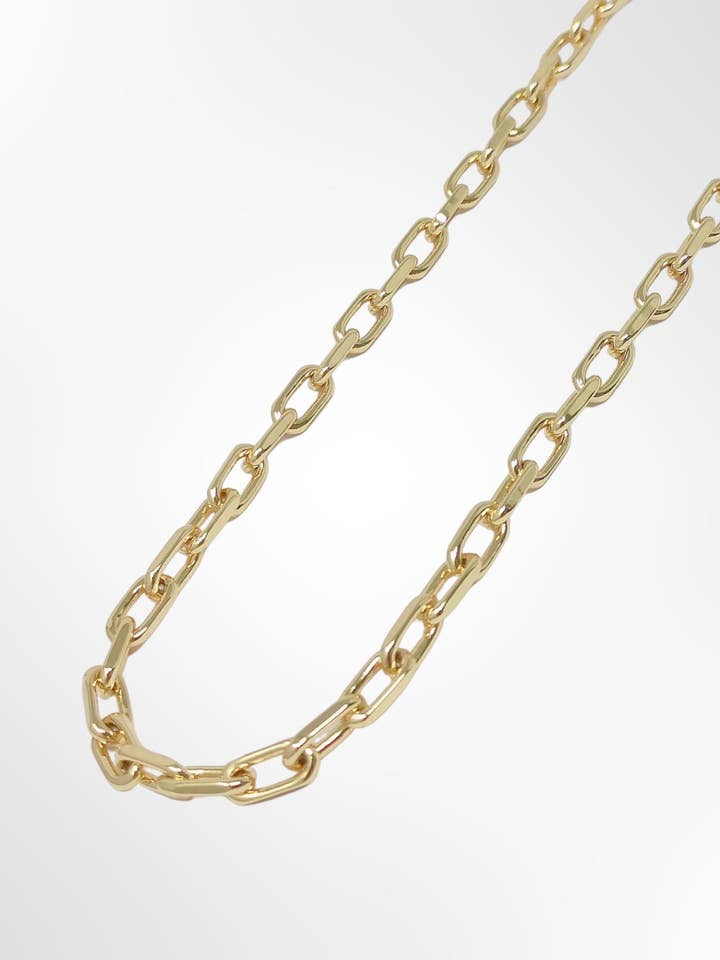 Thick Paper Clip Chain Necklace for wholesale by Of Two Hearts LA