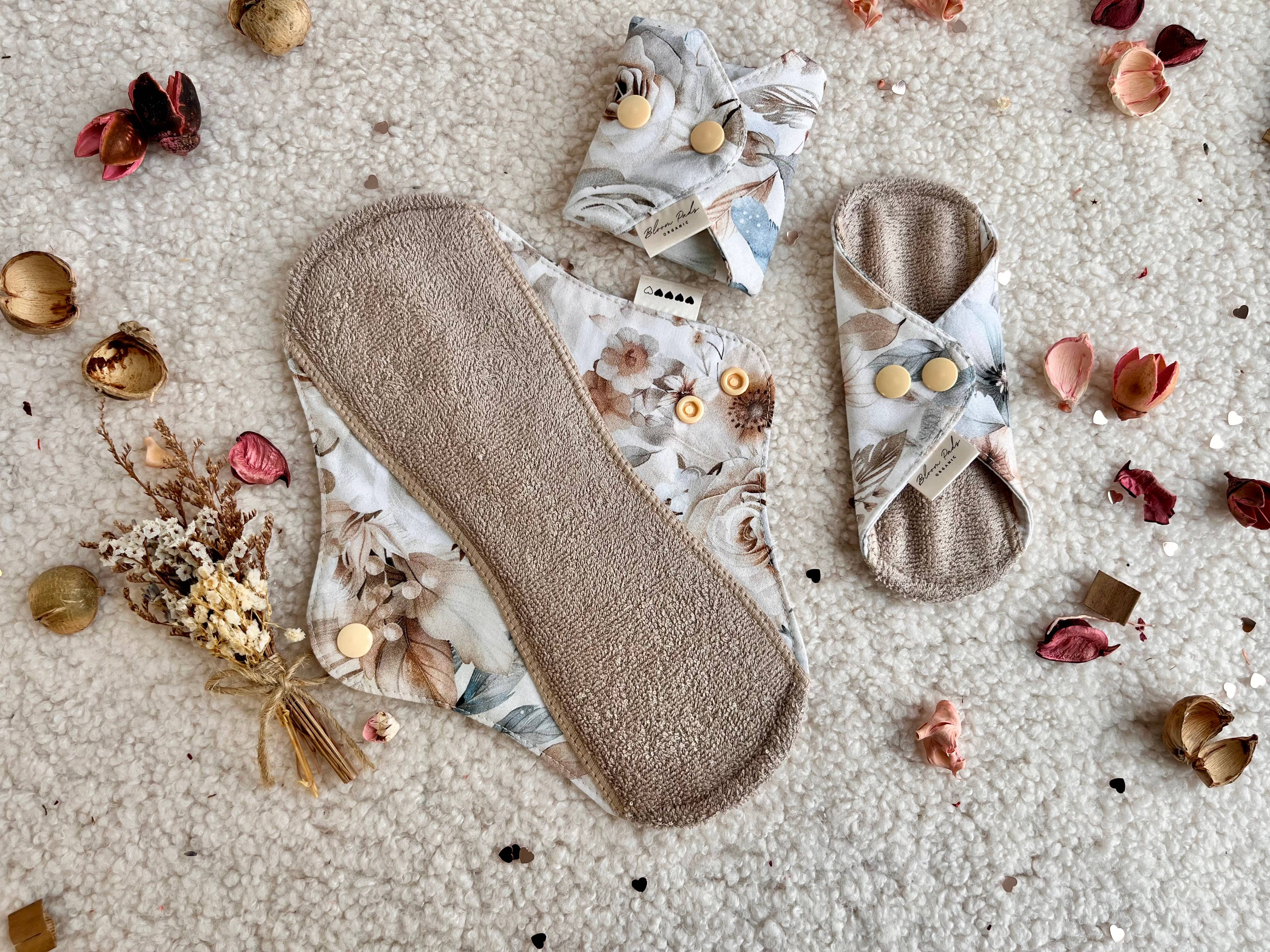 Bloom Pads - Wholesale Period Underwear - Women's - Reusable cloth Pads, washable menstrual pads, Starter pack7