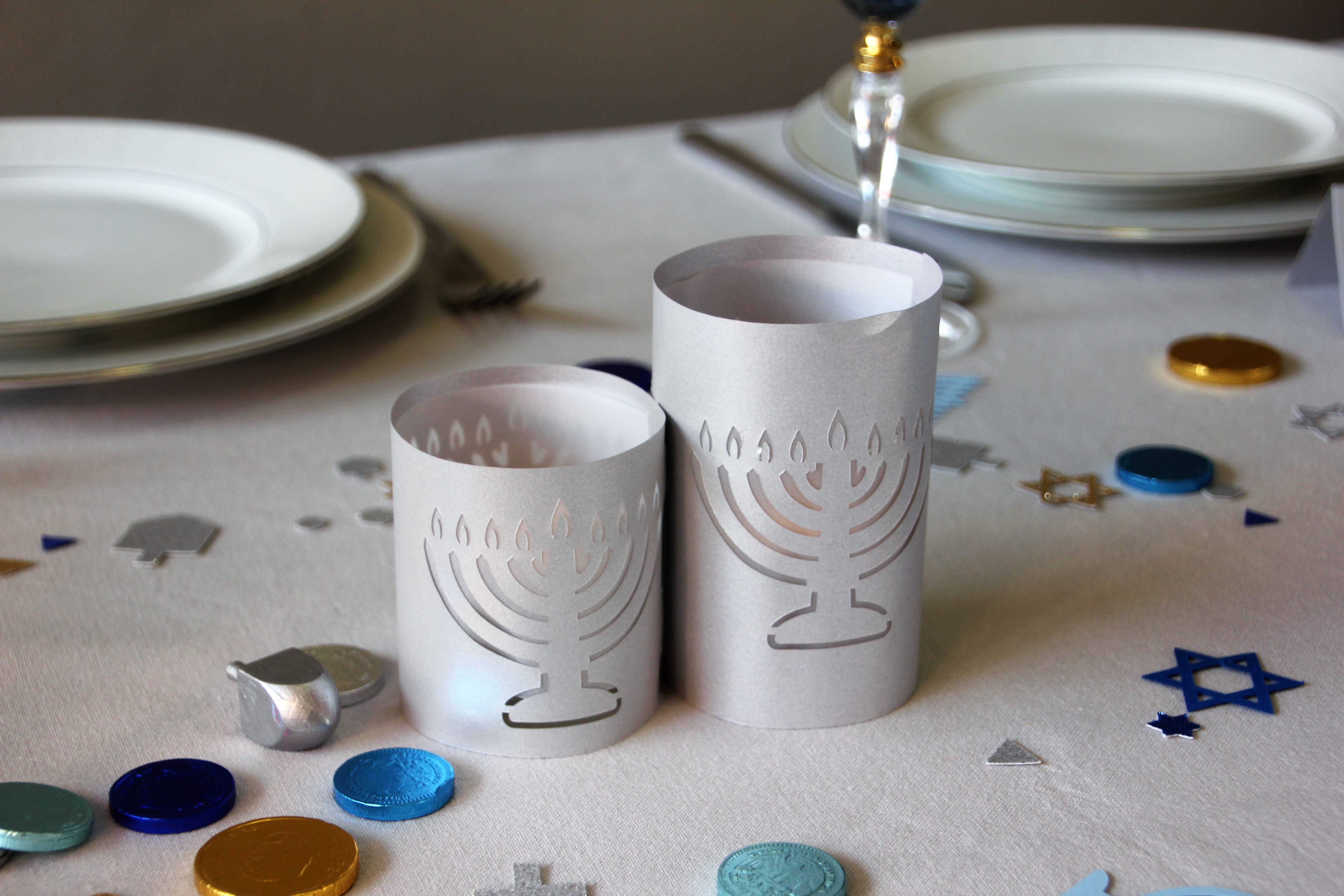 thekitcut - Vente Décoration de Hanoukka - Lanternes Menora, décoration de Hanoukka | Un décor juif unique3