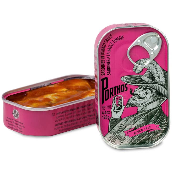International Loft - Wholesale Tinned Fish - Porthos Portuguese Sardines in Tomato Sauce