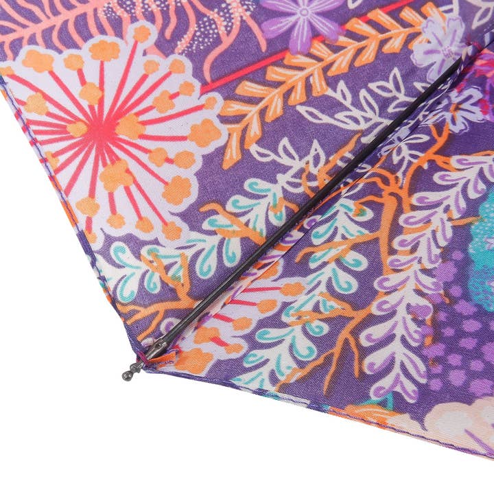 Eco Chic - Wholesale Umbrella - Women's - Eco Chic Folding Automatic Umbrella Lush Floral4